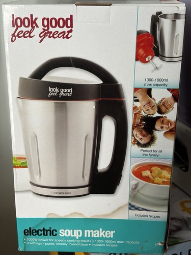Electric soup maker black - electric,