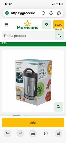 Progress soup maker - progress, 1.6l